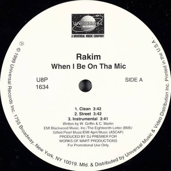 Rakim – Flow Forever vinyl cover art
