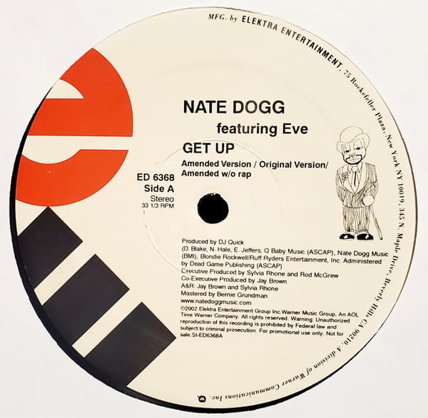 Nate Dogg – Get Up vinyl cover art
