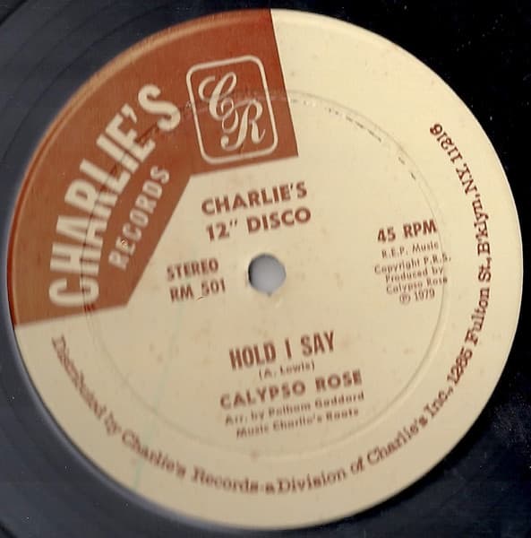 Calypso Rose – Hold I Say vinyl cover art