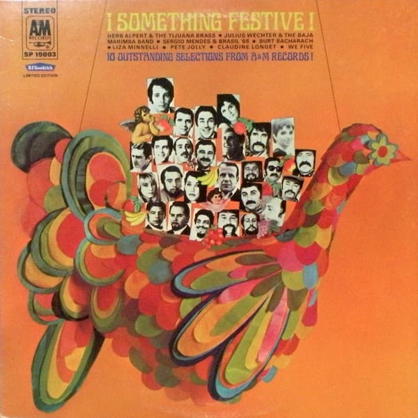 Various – ¡Something Festive! vinyl cover art