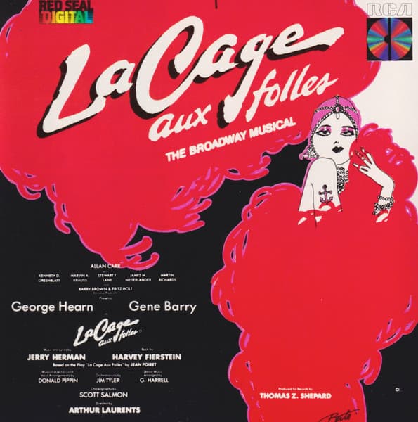 Jerry Herman – La Cage Aux Folles (The Broadway Musical) vinyl cover art