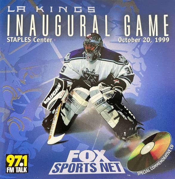 Various – La Kings Inaugural Game Staples Center Oct. 20, 1999 Special Commemorative Cd vinyl cover art