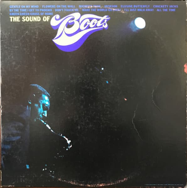 Boots Randolph – The Sound Of Boots vinyl cover art