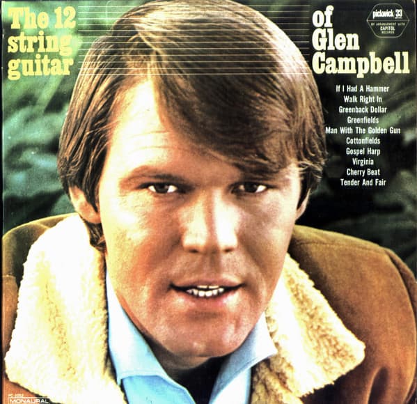 Glen Campbell – The 12 String Guitar Of Glen Campbell vinyl cover art