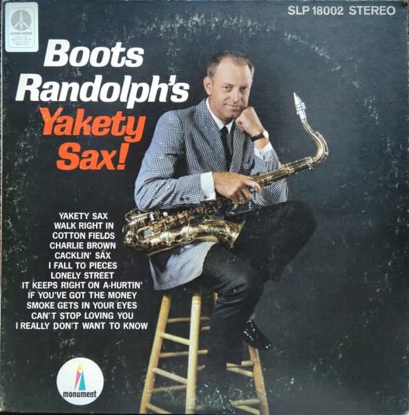 Boots Randolph – Boots Randolph'S Yakety Sax! vinyl cover art