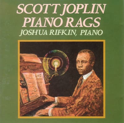 Joshua Rifkin Scott Joplin – Piano Rags vinyl cover art