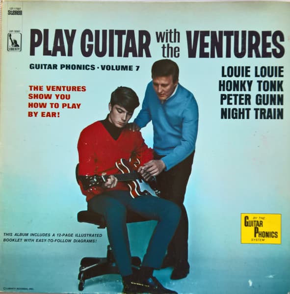 The Ventures – Play Guitar With The Ventures Volume 7 vinyl cover art