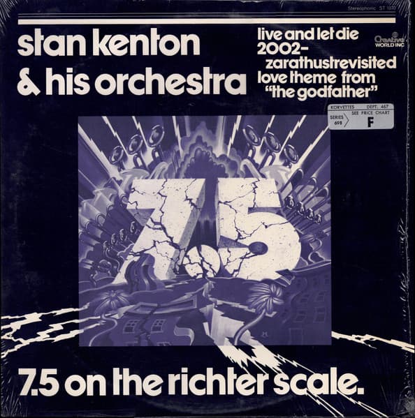 Stan Kenton And His Orchestra – 7.5 On The Richter Scale vinyl cover art