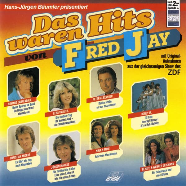 Various – Das Waren Hits ... Von Fred Jay vinyl cover art