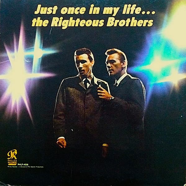 The Righteous Brothers – Just Once In My Life vinyl cover art