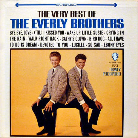 Everly Brothers – The Very Best Of The Everly Brothers vinyl cover art