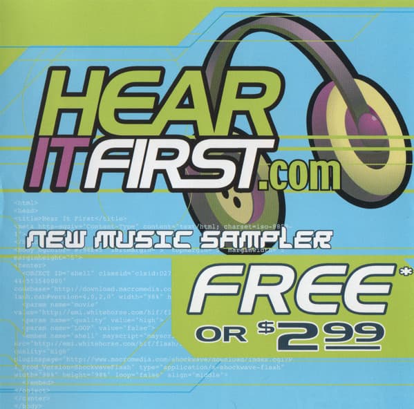 Various – Hearitfirst.Com New Music Sampler vinyl cover art