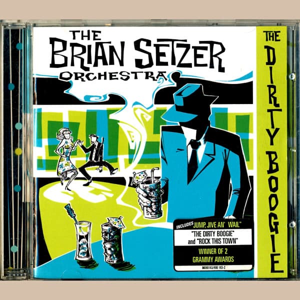 Brian Setzer Orchestra – The Dirty Boogie vinyl cover art