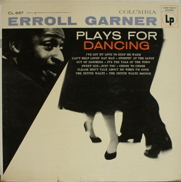 Erroll Garner – Plays For Dancing vinyl cover art