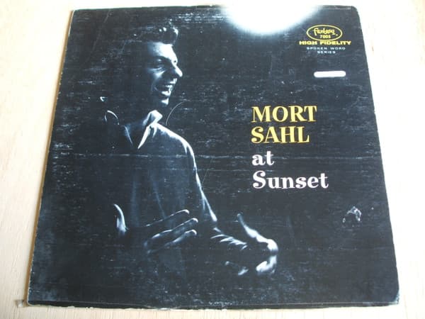 Mort Sahl – At Sunset vinyl cover art