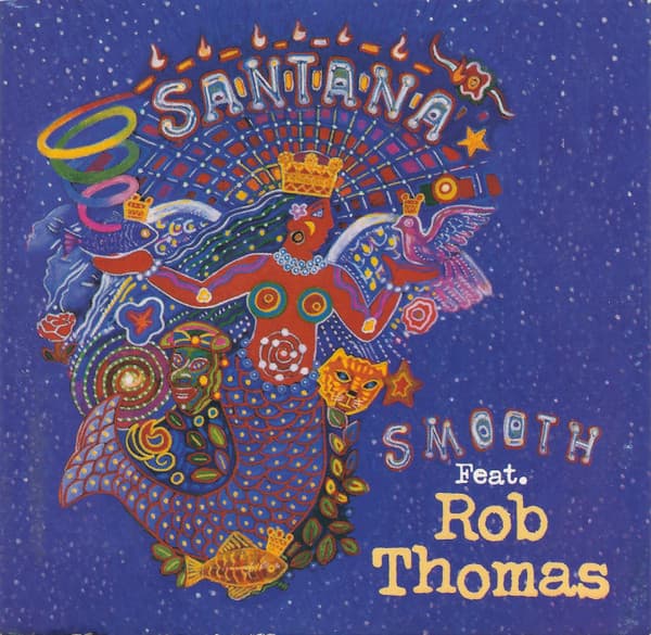 Rob Thomas Santana – Smooth vinyl cover art
