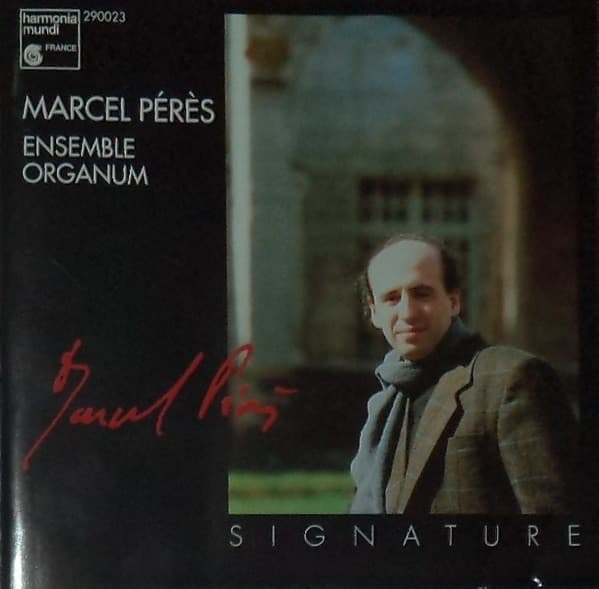 Ensemble Organum Marcel PéRèS – Signature vinyl cover art