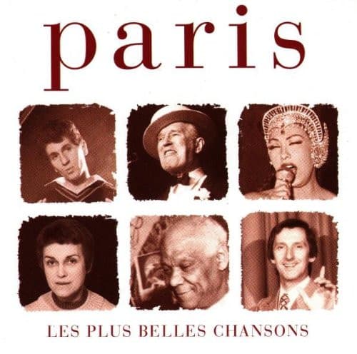Various – Les Plus Belles Chansons: Paris vinyl cover art