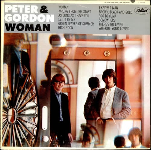 Peter & Gordon – Woman vinyl cover art