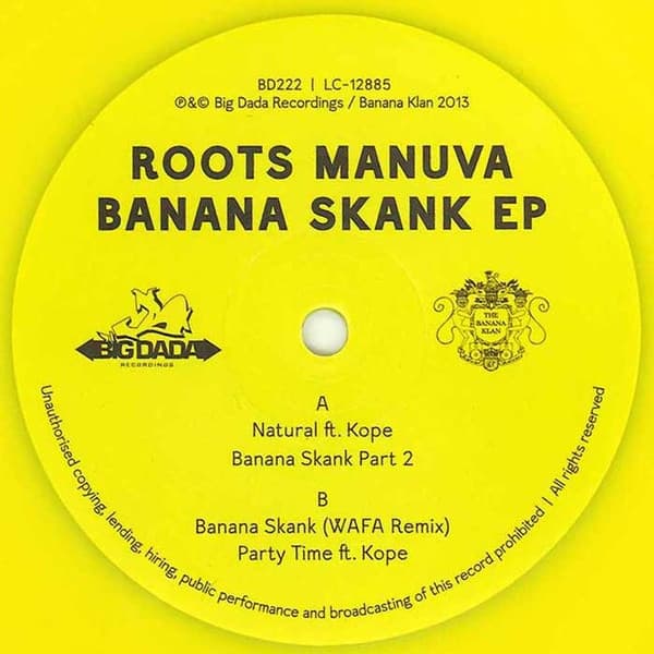 Roots Manuva – Banana Skank Ep vinyl cover art