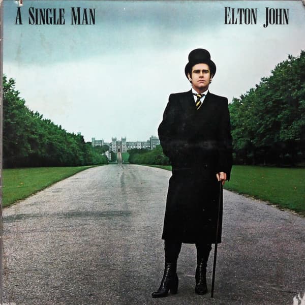 Elton John – A Single Man vinyl cover art
