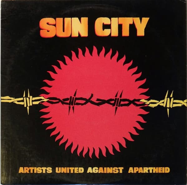Artists United Against Apartheid – Sun City vinyl cover art