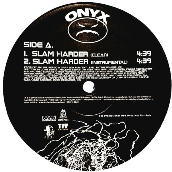 Onyx – Slam Harder vinyl cover art