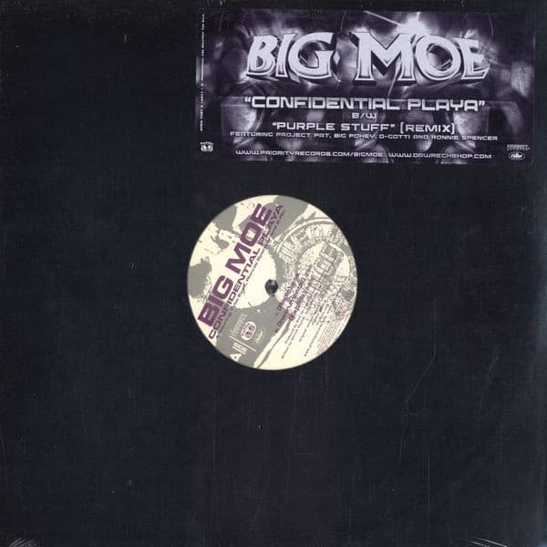 Big Moe – Purple Stuff (Remix) vinyl cover art