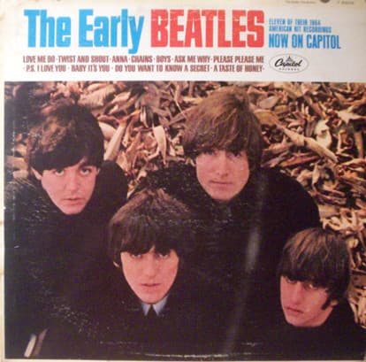 The Beatles – The Early Beatles vinyl cover art