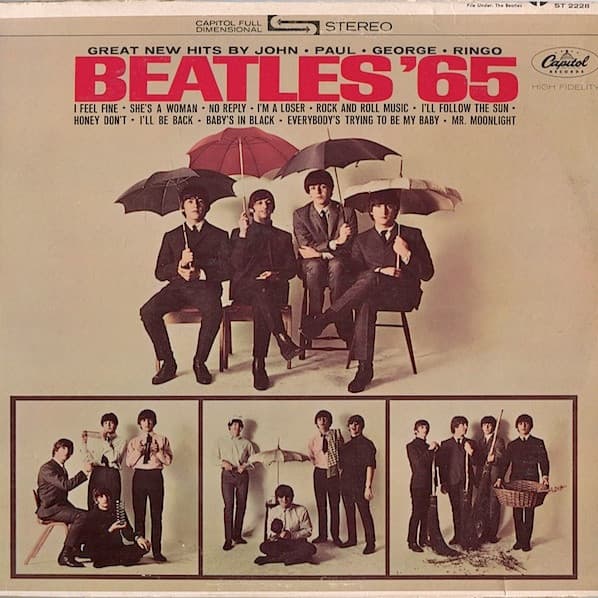 The Beatles – Beatles '65 vinyl cover art