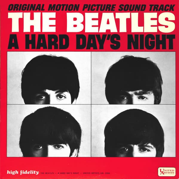 The Beatles – A Hard Day'S Night (Original Motion Picture Sound Track) vinyl cover art