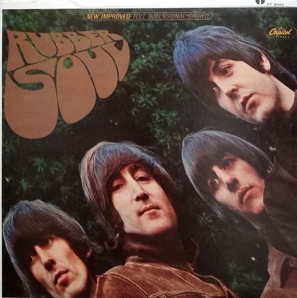 The Beatles – Rubber Soul vinyl cover art