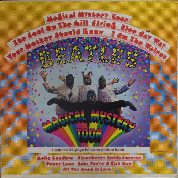 The Beatles – Magical Mystery Tour vinyl cover art