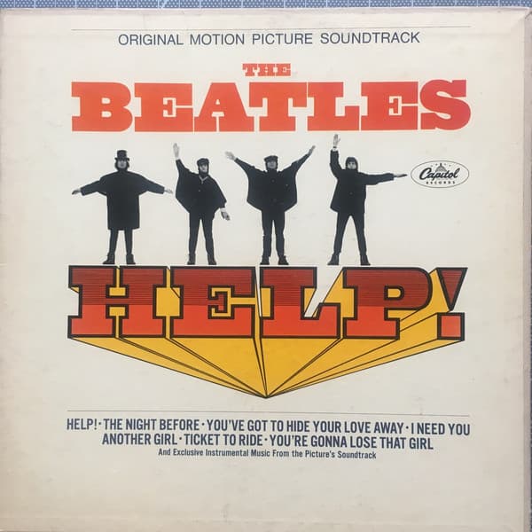 The Beatles – Help! (Original Motion Picture Soundtrack) vinyl cover art