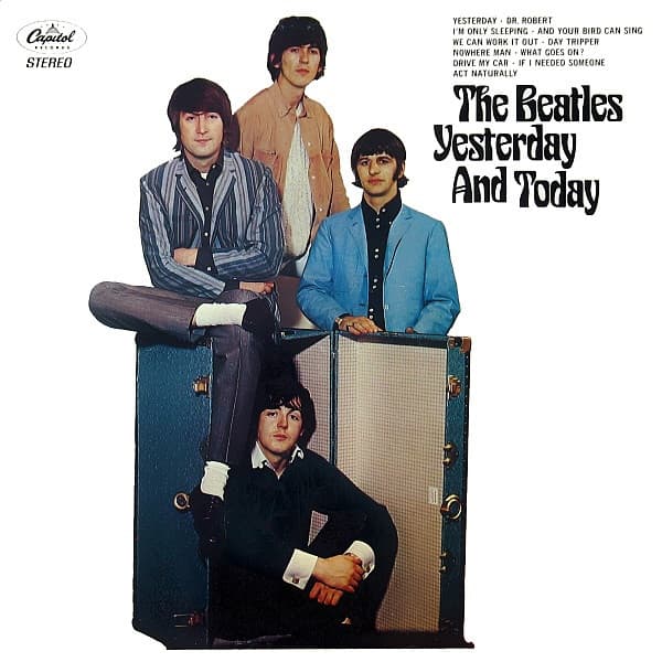 The Beatles – Yesterday And Today vinyl cover art