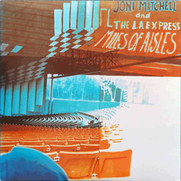 The L.A. Express Joni Mitchell – Miles Of Aisles vinyl cover art