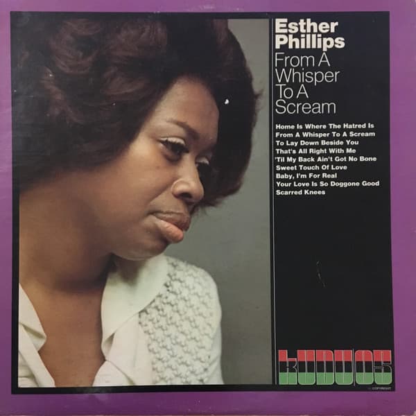 Esther Phillips – From A Whisper To A Scream vinyl cover art