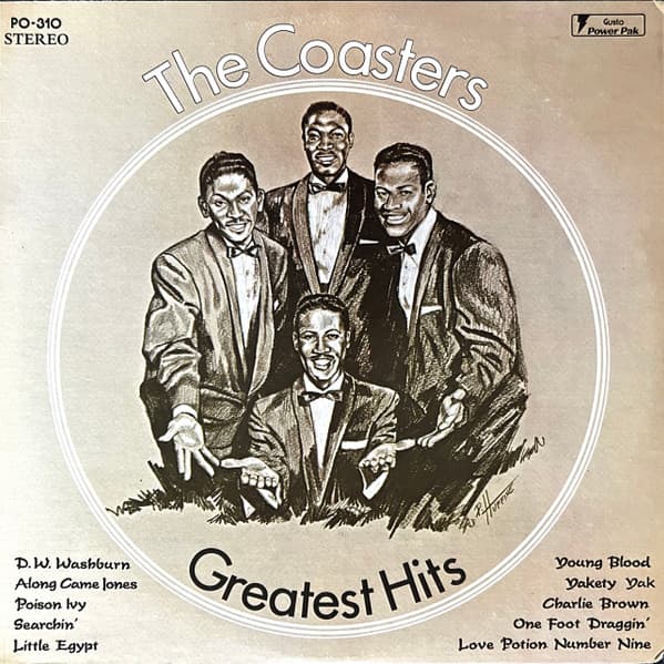 The Coasters – Greatest Hits vinyl cover art