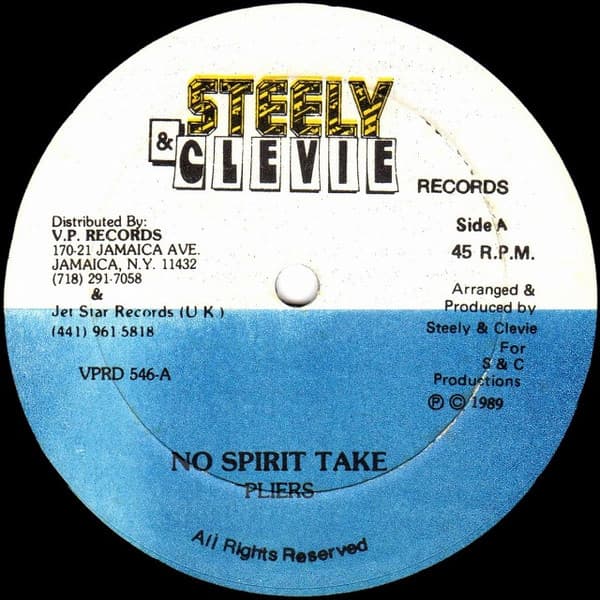 Pliers – No Spirit Take vinyl cover art