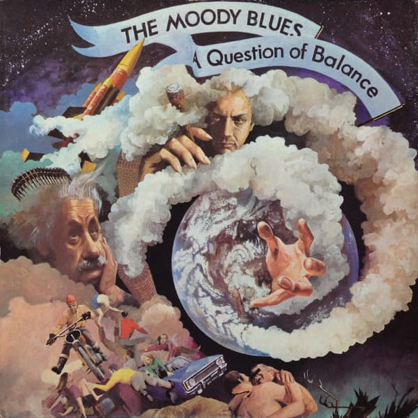 The Moody Blues – A Question Of Balance vinyl cover art