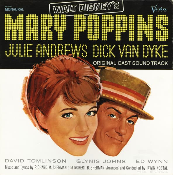 Various – Mary Poppins (Original Cast Sound Track) vinyl cover art