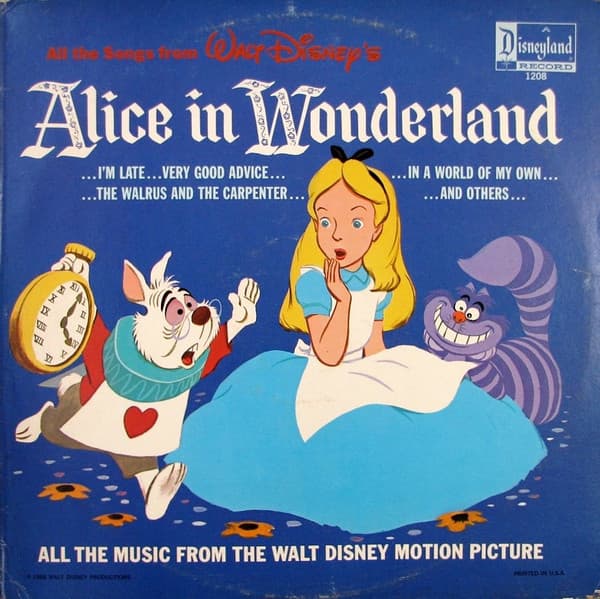 Camarata Chorus And Orchestra – Alice In Wonderland vinyl cover art