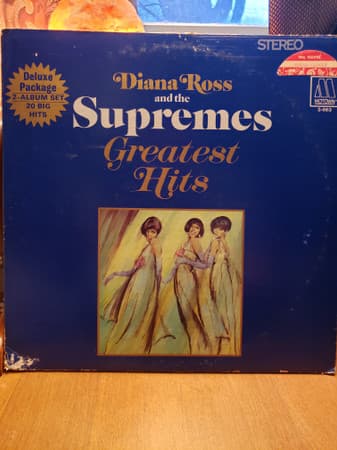 The Supremes – Diana Ross And The Supremes Greatest Hits vinyl cover art