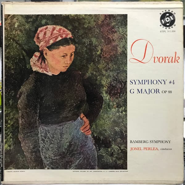 AntoníN DvořáK, Jonel Perlea, Bamberger Symphoniker – Symphony No. 4 In G Major, Op. 88 vinyl cover art