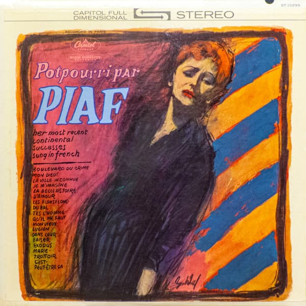 Edith Piaf – Potpourri Par Piaf - Her Most Recent Continental Successes Sung In French (Recorded In Paris) vinyl cover art