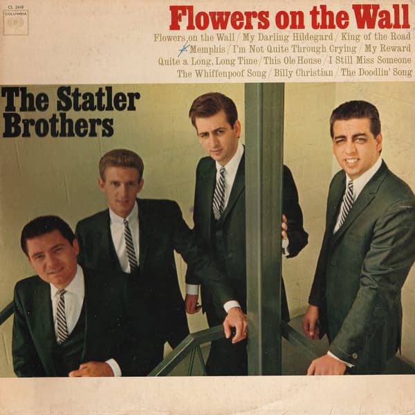 The Statler Brothers – Flowers On The Wall vinyl cover art