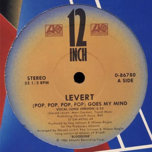Levert – (Pop, Pop, Pop, Pop) Goes My Mind vinyl cover art