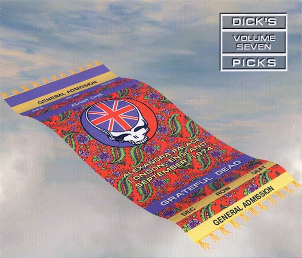 The Grateful Dead – Dick'S Picks Volume Seven: Alexandra Palace, London, England - September 1974 vinyl cover art