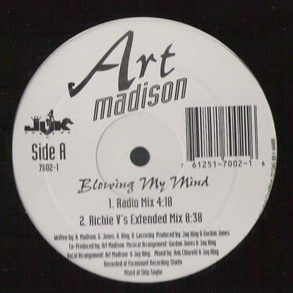 Art Madison – Blowing My Mind vinyl cover art