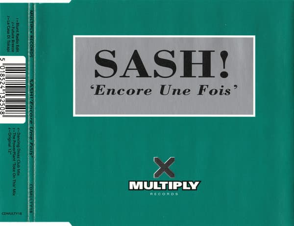 Sash! – Trance - Encore Une Fois vinyl cover art